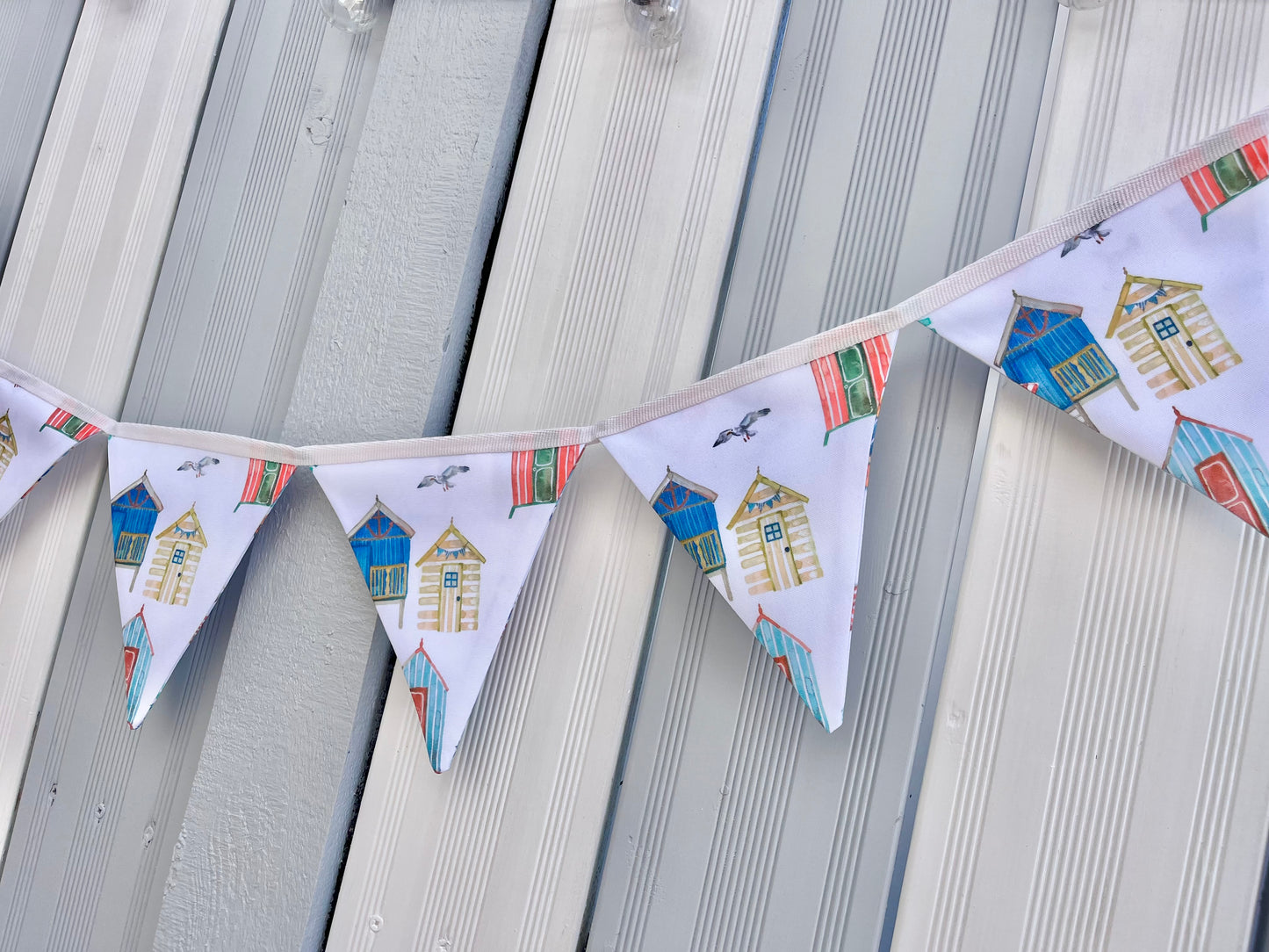 Outdoor bunting - Beach Hut