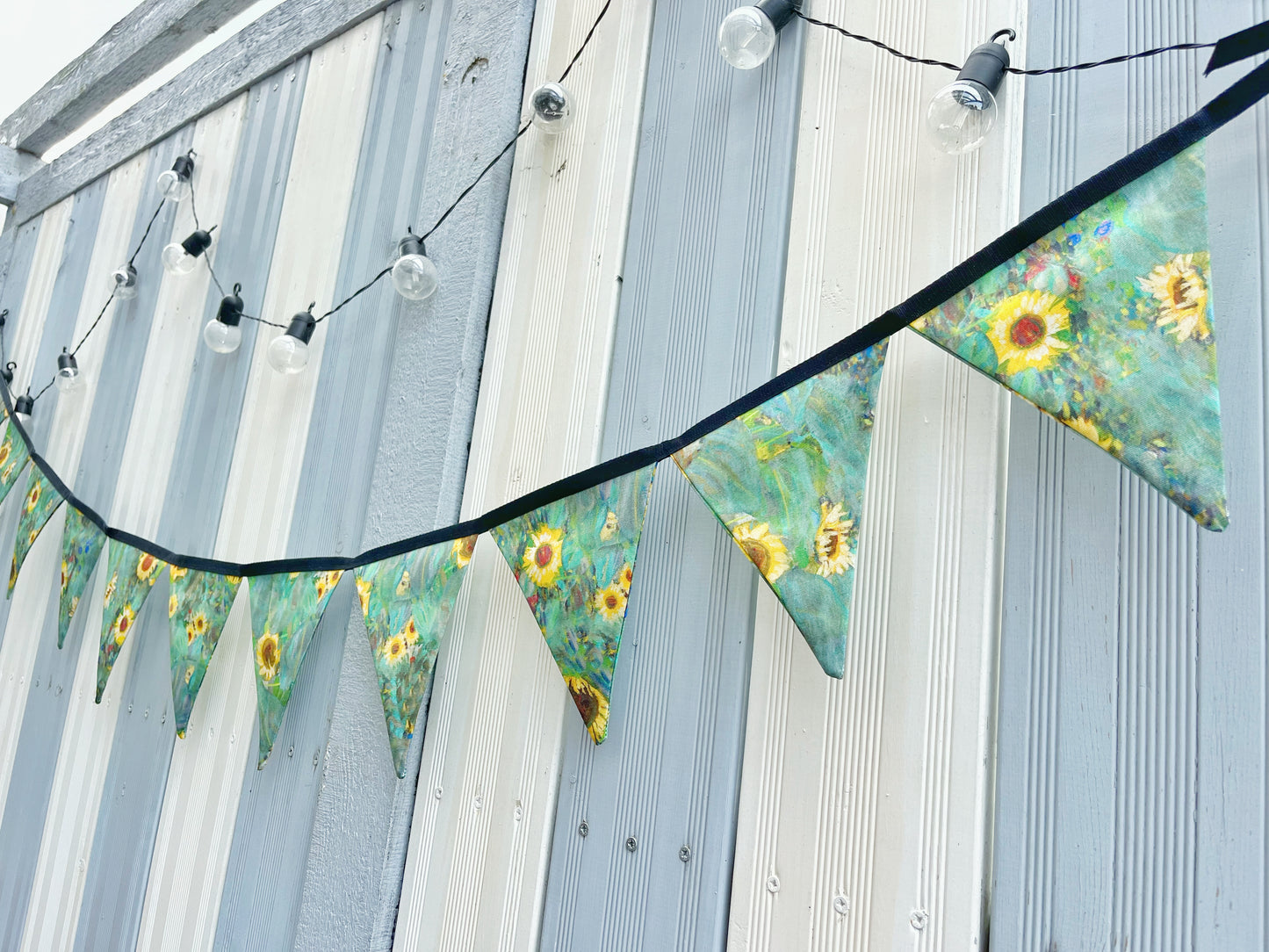 Outdoor bunting - Sunflower