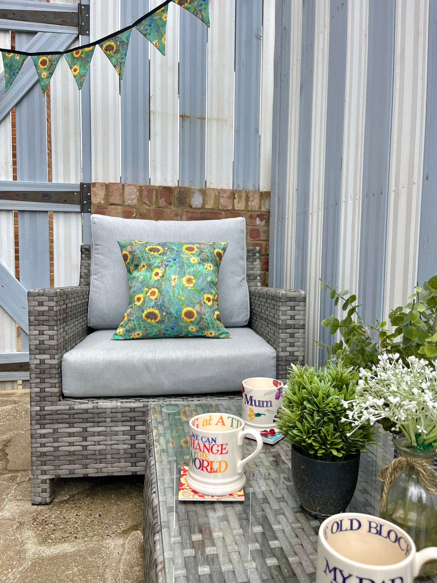 Outdoor cushion - Sunflower