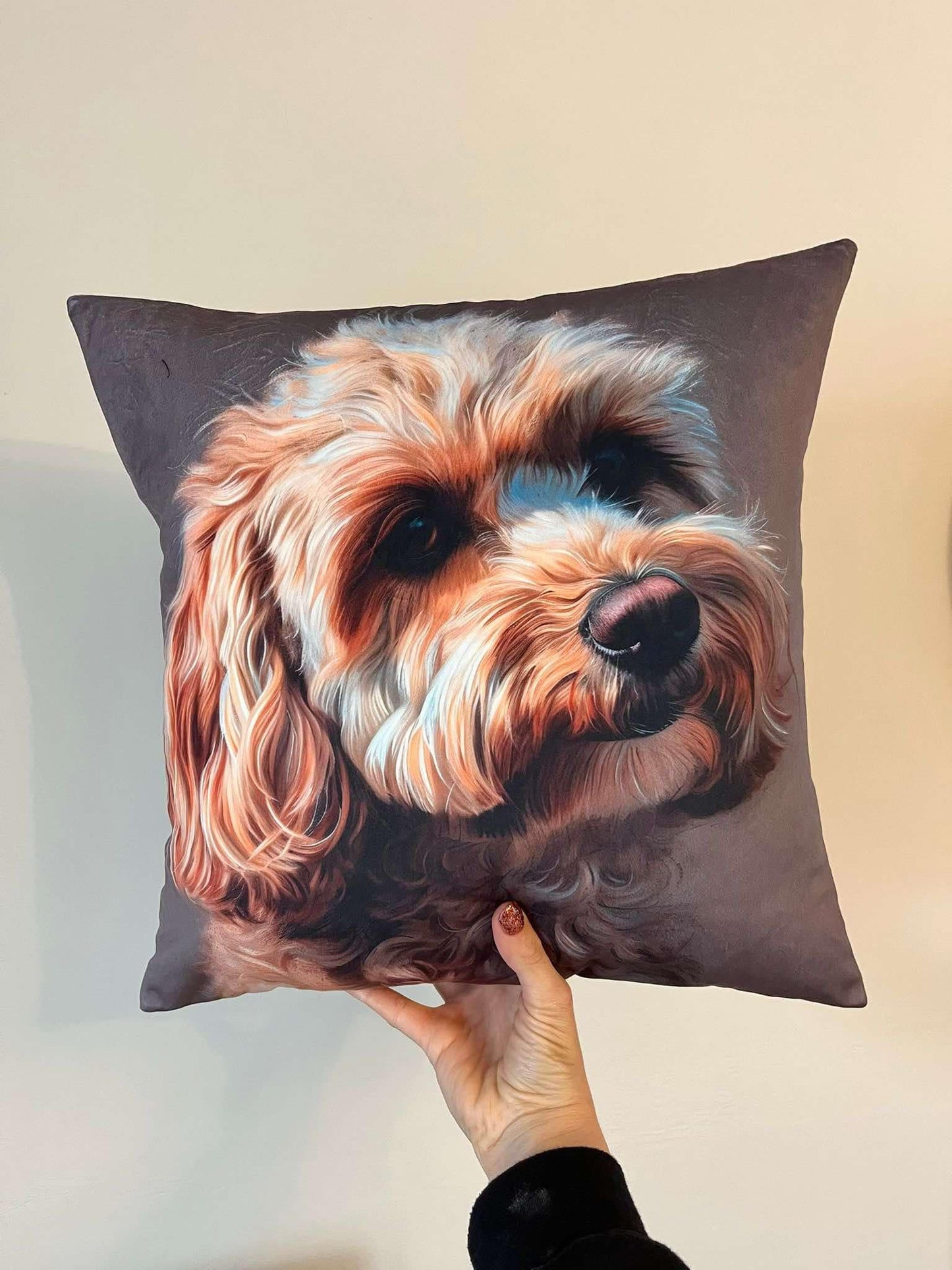 Cockapoo 2 Velvet Cushion