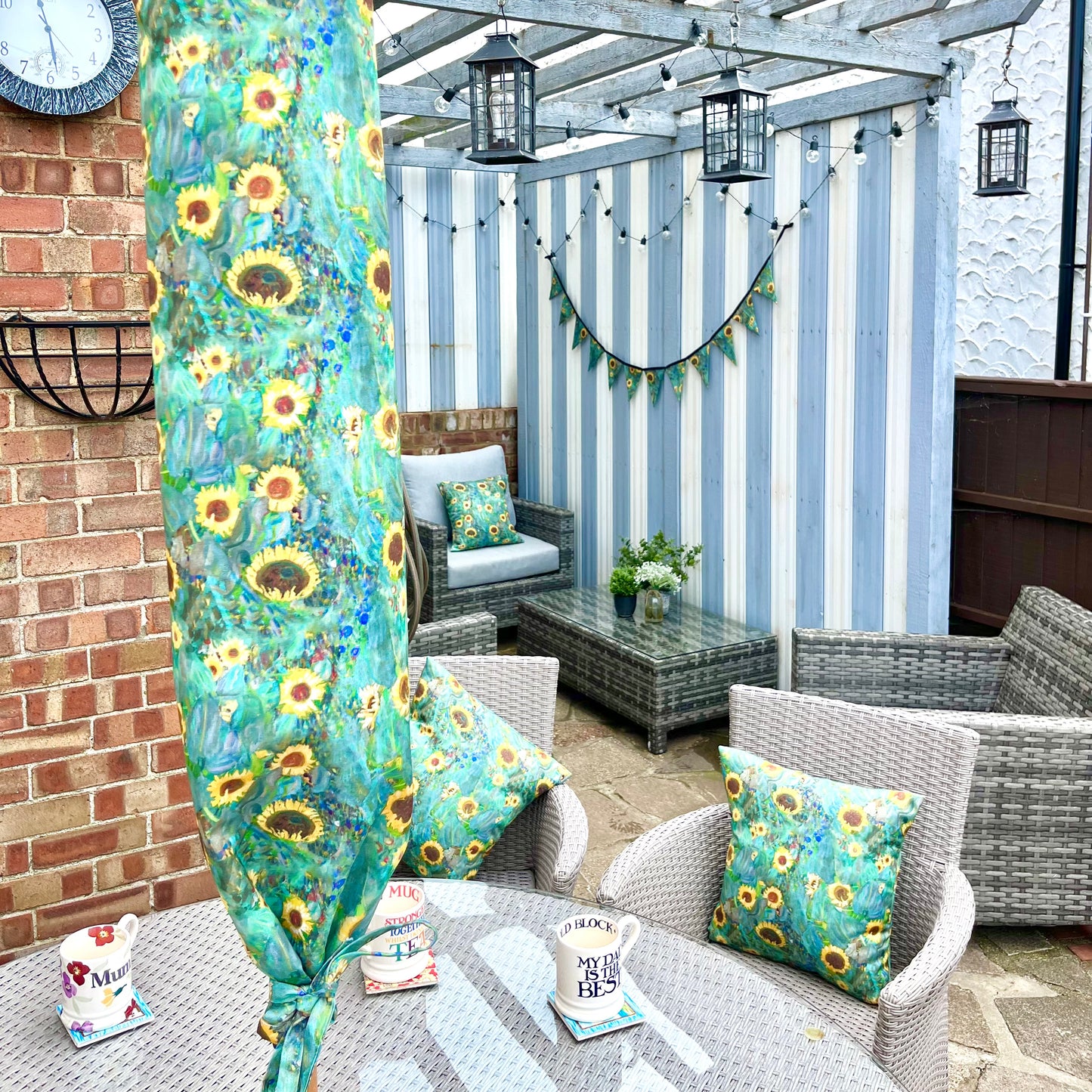 Washing Line / Parasol Cover - Sunflower