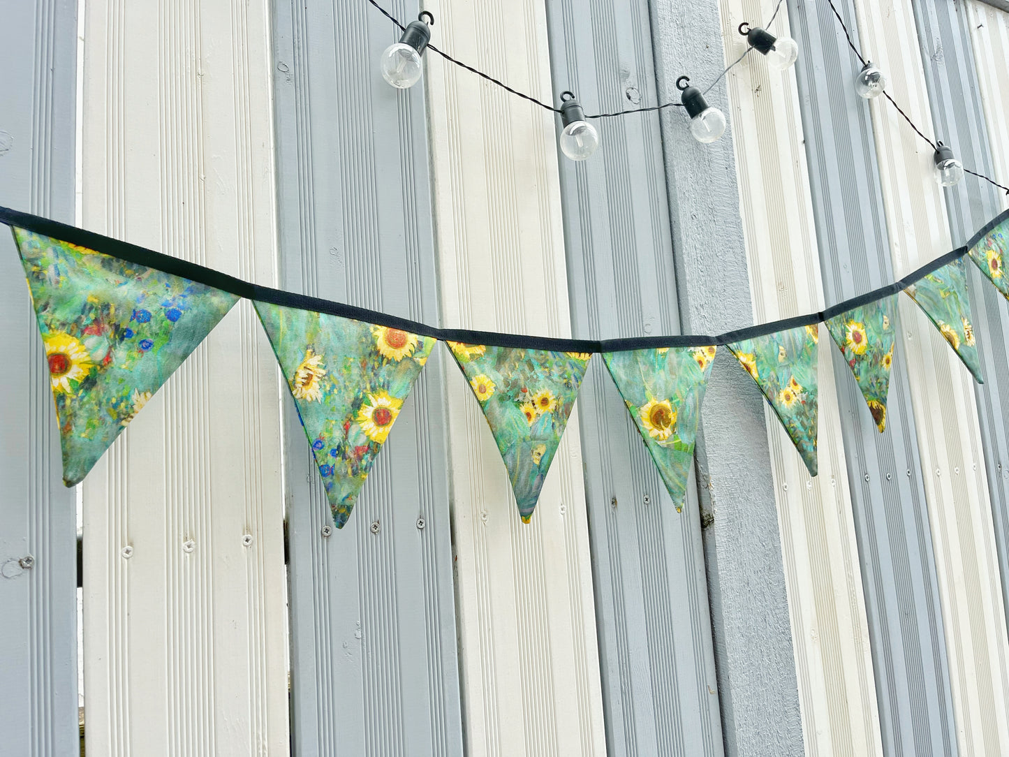 Outdoor bunting - Sunflower