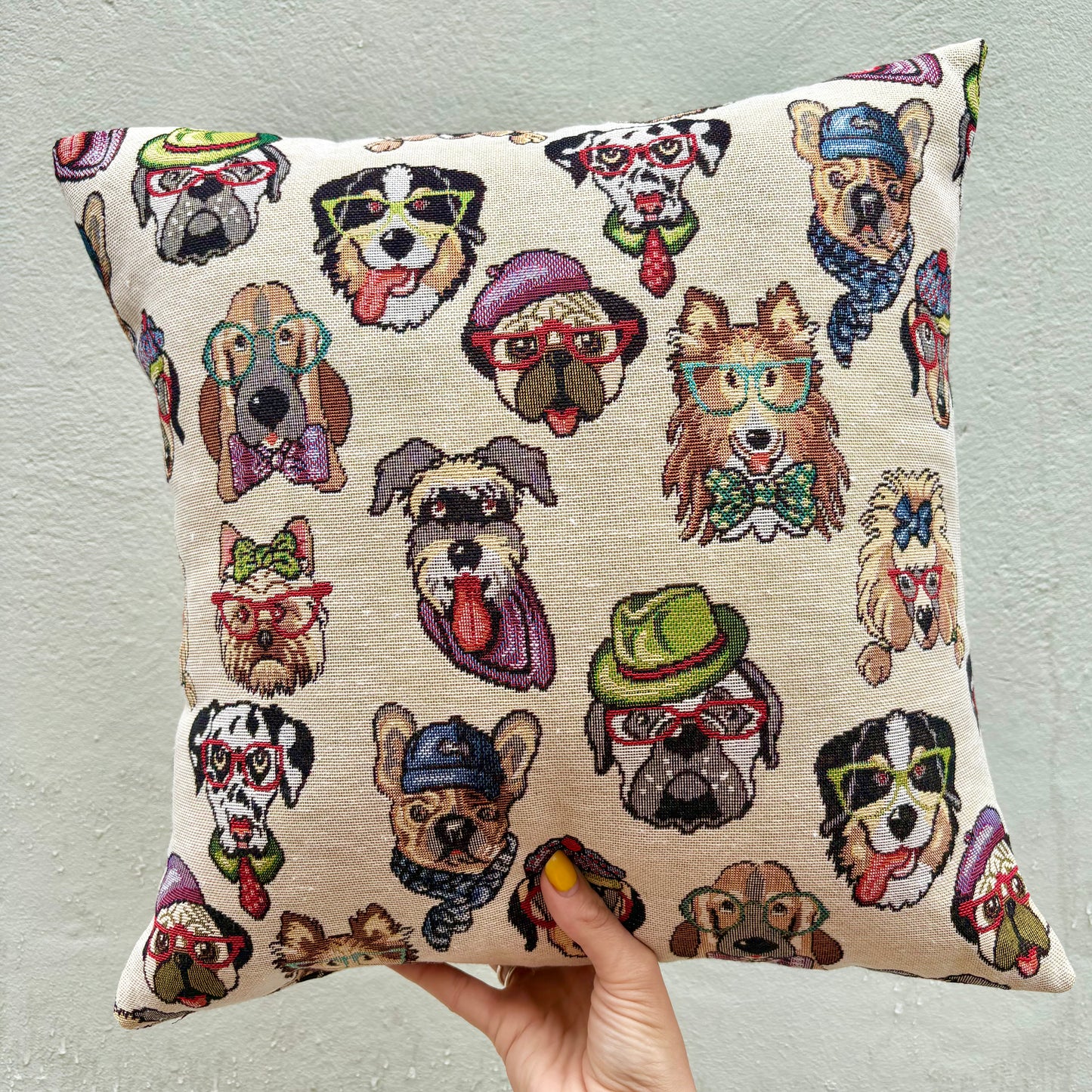 Tapestry Dog Cushion