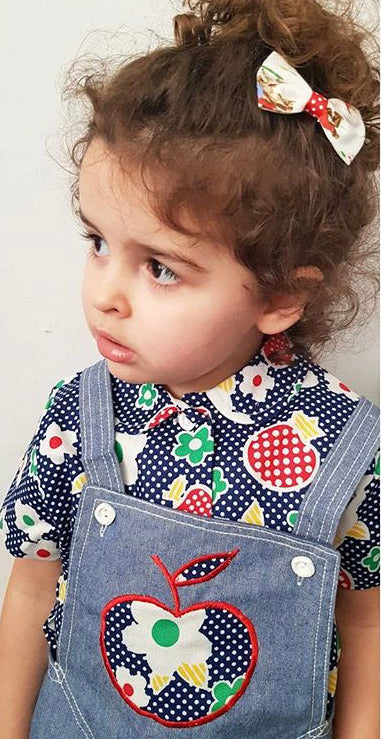 Small Hair Bows set - Beautiful in Blue 3
