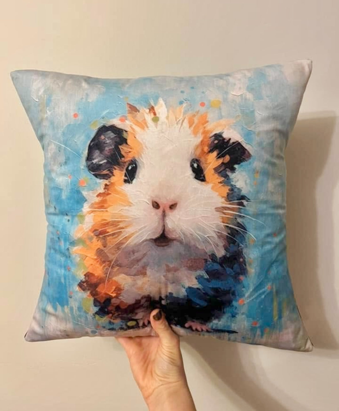 Guinea Pig Velvet Cushion