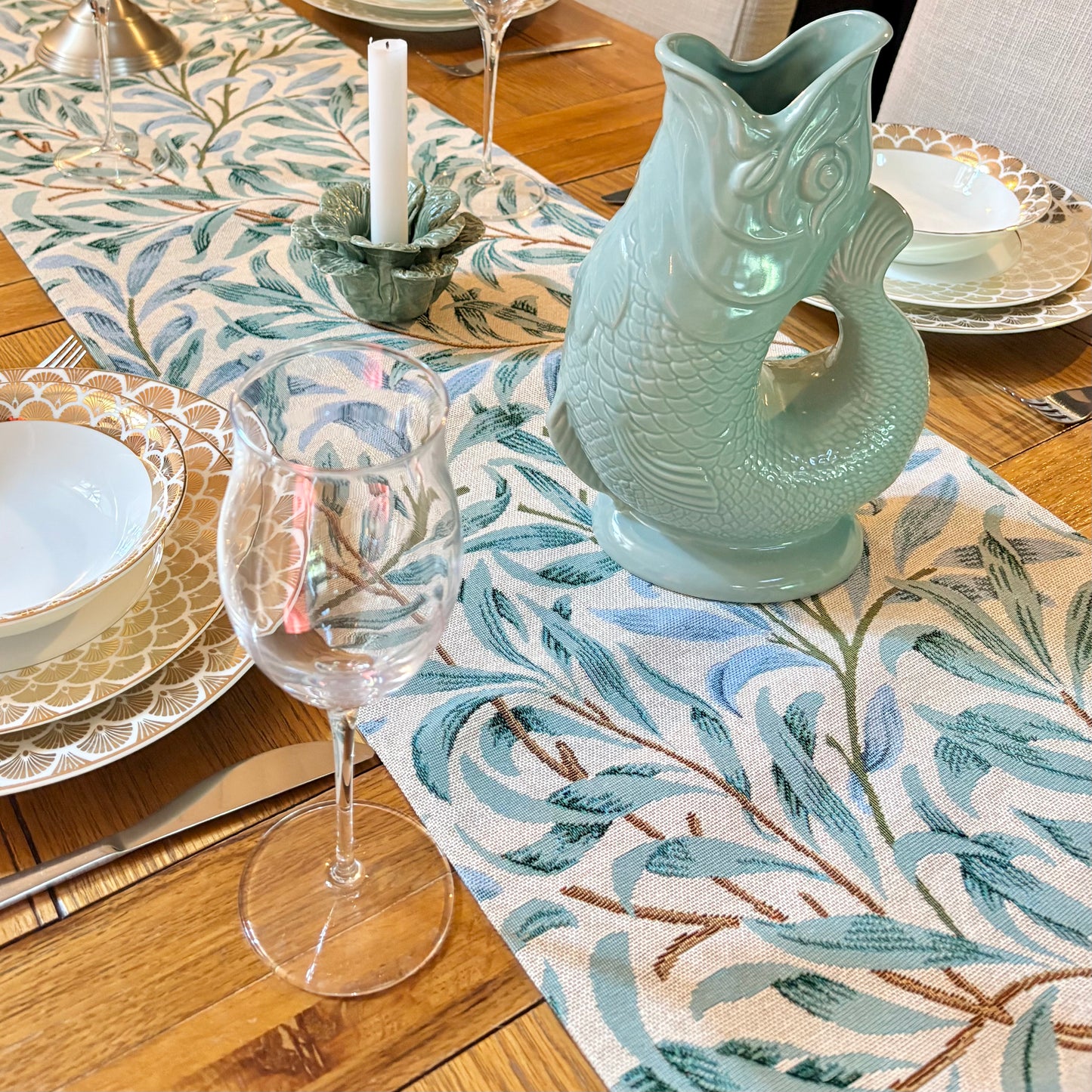 William Morris Table Runner - Willow Bough