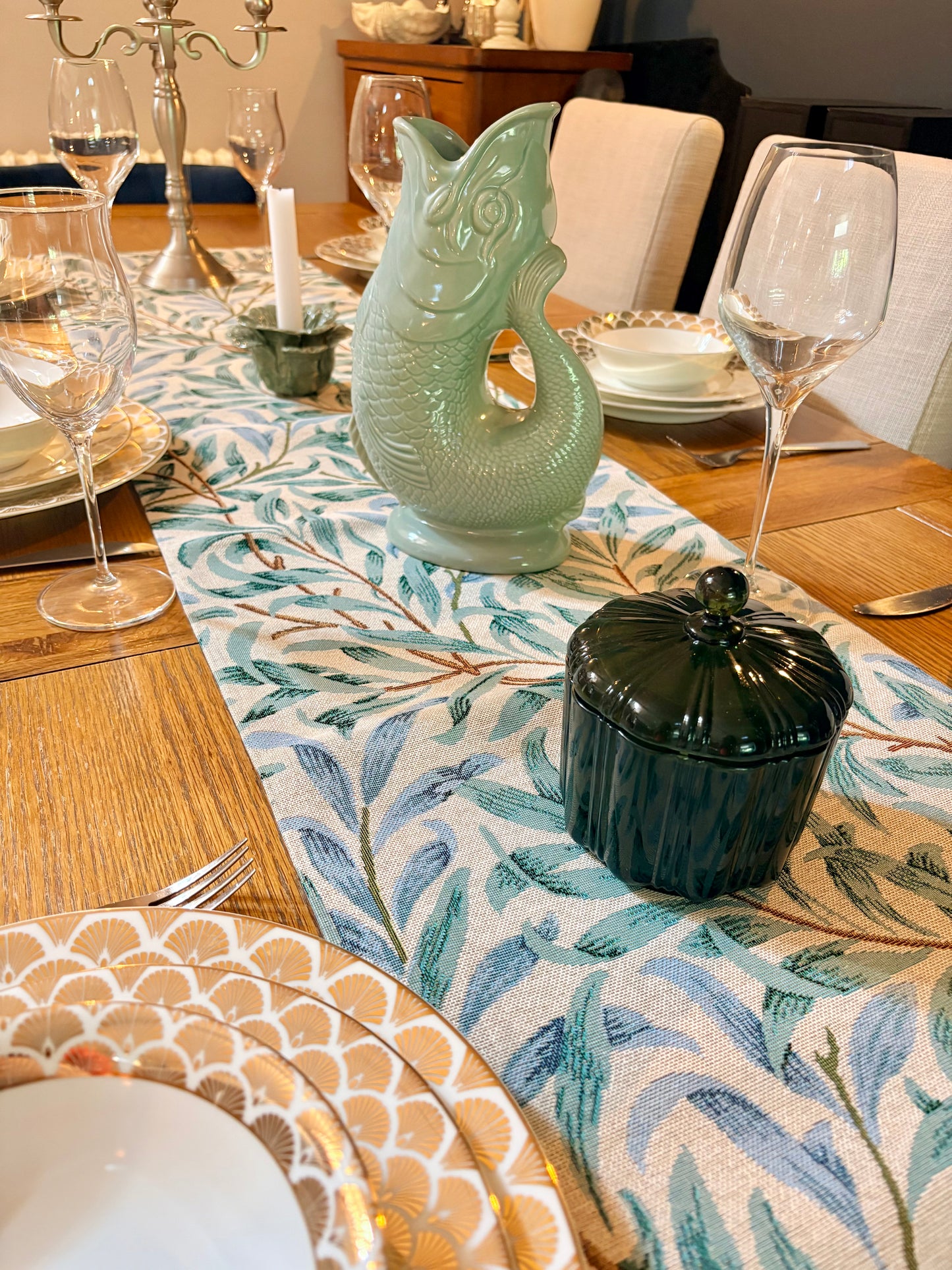 William Morris Table Runner - Willow Bough