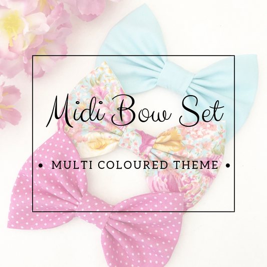 Midi bow set - Lucky dip - Multi Coloured Theme