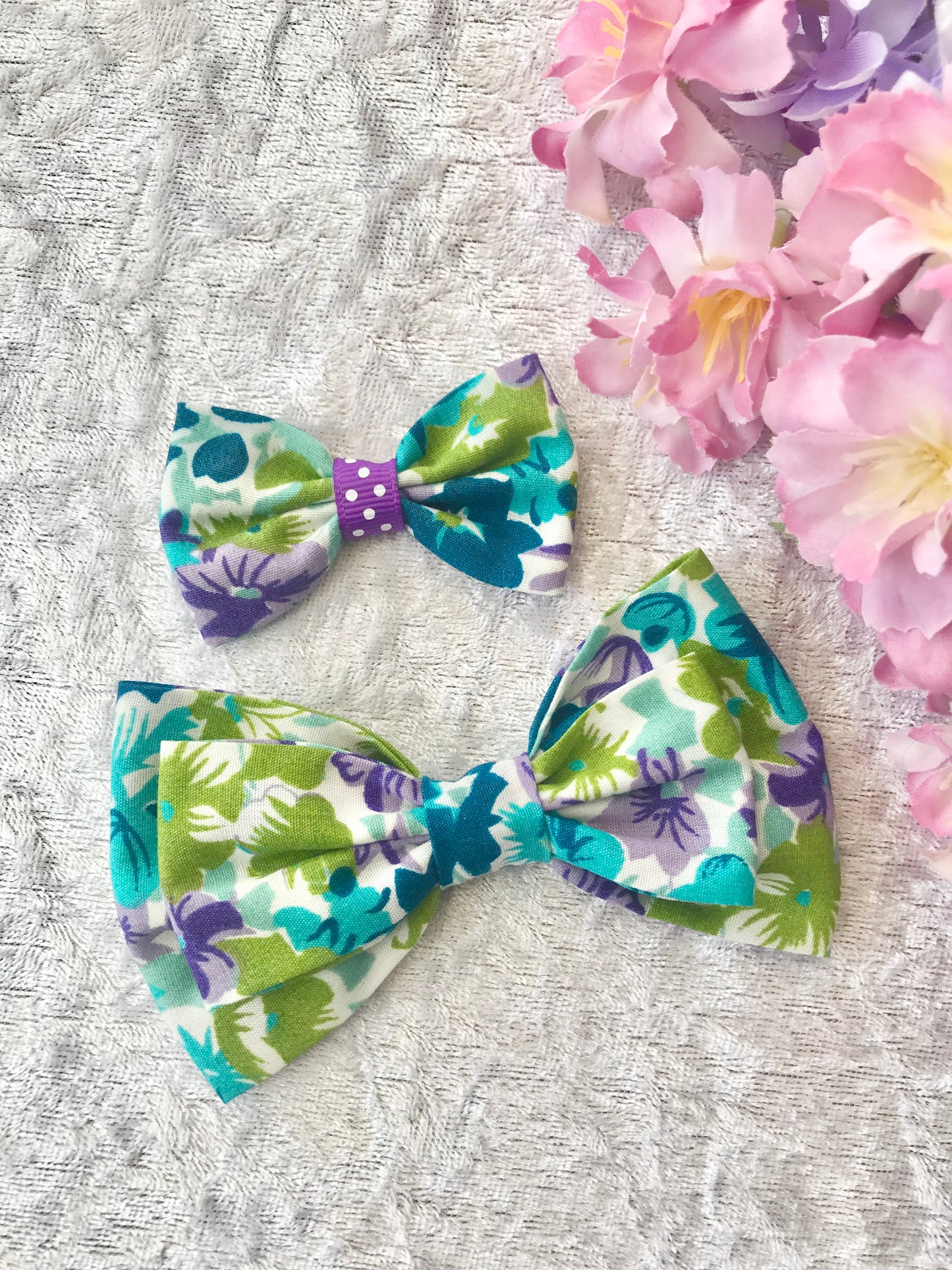 Mother and Daughter / Two sisters bow set - Mollie