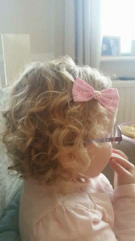Small Hair Bows set - Lovely in Lilac