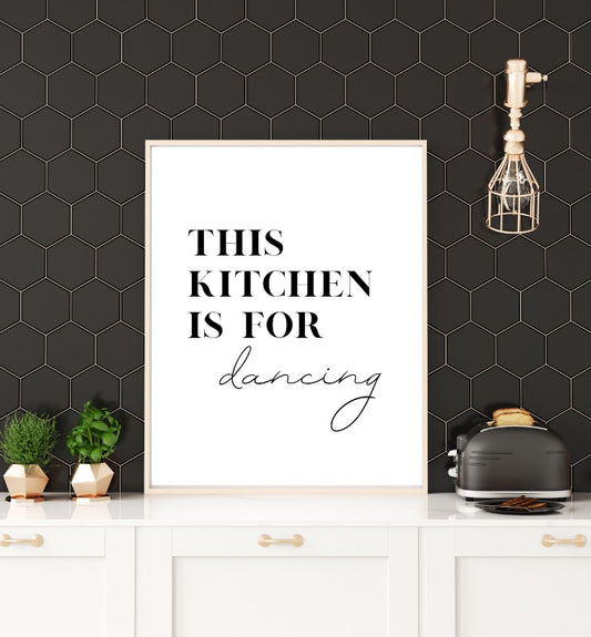 Kitchen Dancing Print